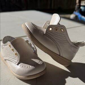 Classic White Kids Shoes